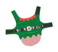 MUELODSIC Costume de Noël pour Chien Vert Vêtements Festifs pour Animaux Design Adorable et Joyeux pour et