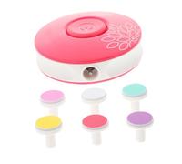 MUELODSIC Coupe-ongles Électrique pour Bébé Six Têtes de Meulage Abs Léger et Design Ergonomique, Outil Portable pour Soin des Ongles en Manucure Garçon et Filles