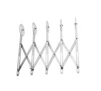 MUELODSIC Couteau à Pâtisserie Roues Acier Inoxydable Ajustable Diviseur de Pâte pour Pizza Gâteau Ustensile de Cuisine et Facile à Nettoyer