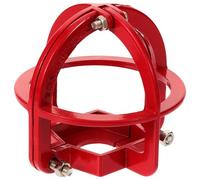 MUELODSIC Couvercle de Protection pour Tête de Gicleur d'Incendie en Métal Rouge Résistant aux Chocs Compatible Détecteurs de Fumée Adapté aux Hôpitaux Garages et Bâtiments Commerciaux