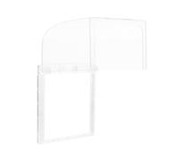MUELODSIC Couvercle Étanche pour Prise Murale Plastique Transparent Protection Eau Vapeur Boîtier de Sécurité Électrique Résistant Adapté pour Salle de Bain et Extérieur