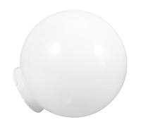 MUELODSIC Couverture de Lampe Sphérique Acrylique Blanc Lait Abat Jour Extérieur pour Jardin Protecteur de Lampe Murale et Pratique Diffuseur de Lumière Douce pour Terrasse et Patio