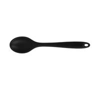 MUELODSIC Cuillère Cuisine en Silicone Noire Antiadhésive Petite Cuillère Doseuse Ergonomique Ustensile Résistant Chaleur pour Mélanger et pour et Pâtisserie