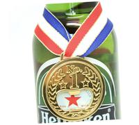 MUELODSIC Décapsuleur Bouteille Métal Forme Médaille Or Accessoire et Vin Robuste et Facile à Utiliser Lot Pratique pour Amateurs et