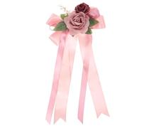 MUELODSIC Décoration Fleur Voiture Mariage Réaliste pour Rétroviseur et Poignée Ornement Élégant et Amovible pour Scènes Nuptiales et Réceptions