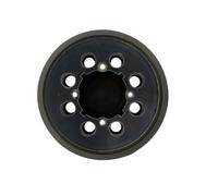 MUELODSIC Disque de Ponçage Broches Noir Plateau Auto Agrippant pour Ponceuse Électrique Compatible Vibration et Du Bruit