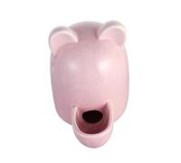 MUELODSIC Distributeur et Mangeoire Automatique pour Petits Animaux Bol Céramique Forme Oreilles de Chat Rouge pour Hamster Lapin et Chat Pratique et Décoratif Auto Alimentation Facile