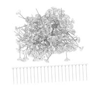 MUELODSIC Épingles à Tête Droite pour Bouquet de Mariage Accessoires de Mariée Pins Corsage Diamant pour DIY Bricolage Décoration Couture et Bijoux