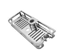 MUELODSIC Étagère pour Colonne de Salle de Bain Support Organisateur Sans Perçage Rangement Capacité et Antirouille pour Éponge et Shampooing