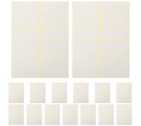 MUELODSIC Étiquettes de Prix Autocollantes Blanches 25 X 76 Mm, Lot de 240 Petites Étiquettes Adhésives Solide, pour Tarification, Classement et Organisation en Commerce de Détail, Bureau