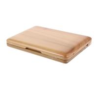 MUELODSIC Étui de Rangement pour Anches de Basson en Bois de Noyer Naturel Capacité 6 Fentes Protection Antichoc Professionnelle pour Usage à Domicile Cours de Musique et Voyages