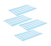 MUELODSIC Filtres Adhésifs pour Bocaux à Champignons 100 Pcs, Membranes Respirantes Synthétiques Autoclavables, Patchs Barrière Anti-contamination pour Culture Mycologique en