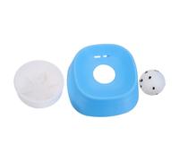 MUELODSIC Gamelle Anti-déversement pour Chien à Lécher Petit Format Bleu, Bol Slow Feeder pour Friandises Liquides, D’enrichissement Alimentaire pour Chiens, Bol à Bouillon D’os