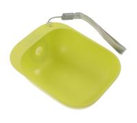 MUELODSIC Gamelle d'eau Portable pour Chien Anti-éclaboussures en Plastique Vert, Adaptateur Étanche pour Bouteille d'eau Standard, Équipement de Voyage Extérieur pour Animaux de Compagnie