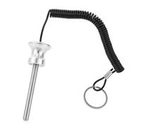 MUELODSIC Goupille Magnétique pour Pile de Poids Accessoire Réglable Aluminium pour Machine de Musculation Épingle Gym avec Câble pour Entraînement Intensif