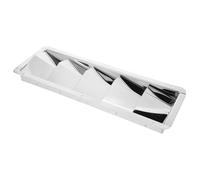 MUELODSIC Grille D'aération Marine en Acier Inoxydable 5 Lames 32,3 X 10,9 X 2,8 Cm pour Ventilation de Bateau, Persiennes Étanches Anti-poussière et Humidité, Plaque de Ventilation Cabine