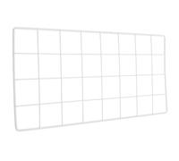 MUELODSIC Grille Murale Métallique 40X20 CM pour Affichage Photos et Cartes Postales, Décoration Murale Soi-Même pour Chambre et Bureau