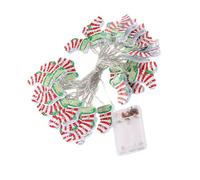 MUELODSIC Guirlande Lumineuse de Noël en Fer Forgé 3 Mètres 20 LED USB Décoration Intérieure Festive Lampe à Guirlande Chaussette Accessoire Lumineux pour Ambiance Chaleureuse