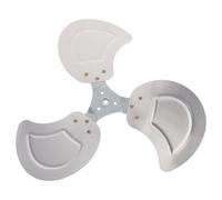 MUELODSIC Hélice de Remplacement en Aluminium pour Ventilateur sur Pied et Table 40 CM Étanche 3 Pales Renforcées Trou Intérieur 8 MM Accessoires Industriels pour Ventilation Commerciale