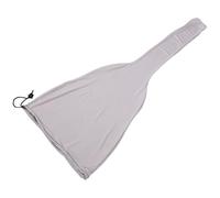 MUELODSIC Housse Anti-poussière pour Guitare Acoustique et Basse, Protection Translucide Imperméable avec Protège-Manche, Paquet de Rangement Résistant aux Intempéries, Gris