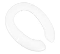 MUELODSIC Housse de Coussin de Siège de Toilette pour Garçon et Filles en PVC Blanc Motif Grenouille Coussin Rembourré Antidérapant Réutilisable Adapté à L’Apprentissage Propreté Garçon