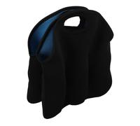 MUELODSIC Housse Réfrigérante pour Bouteilles de Bière en Néoprène Pliable Léger et Portable avec Poignée Confortable Sacoche de Transport pour Boissons Extérieur et Festivals Bleu