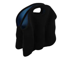 MUELODSIC Housse Réfrigérante pour Bouteilles de Bière en Néoprène Pliable Léger et Portable avec Poignée Confortable Sacoche de Transport pour Boissons Extérieur et Festivals Bleu