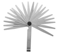 MUELODSIC Jauge Épaisseur Acier Inoxydable avec Protection Marquage Double Métrique et Impérial Outil de Mesure de Précision pour Écart et Jeu