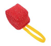 MUELODSIC Jouet à Mâcher pour Chien Portable Rouge Jouet Interaction Et Entraînement Morsure pour Chiens Moyens Et Grands Robuste pour Activité Physique Et Renforcement du Lien