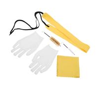 MUELODSIC Kit de Nettoyage Saxophone et Cuivres Complet avec Chiffon Doux et Entretien Portable pour Musiciens Alto Ténor Soprano les Résidus Internes