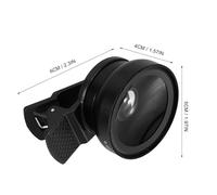 MUELODSIC Kit Objectif Téléphone Professionnel Super Angle et Macro et Portable Compatible Plupart des Smartphones pour Photographie Mobile