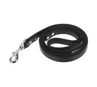 MUELODSIC Laisse pour Chien en PU avec Pierres Brillantes Laisse De Dressage Noire Taille Adaptée Petits Chiens Promenade Quotidienne