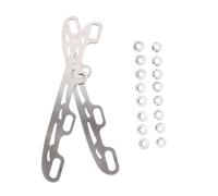 MUELODSIC Lames de Remplacement pour Patins à roulettes Résistantes à Usure avec Embouts Accessoires pour Patinage Extérieur