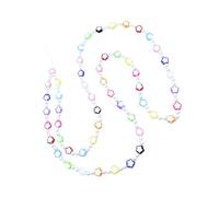 MUELODSIC Lanière De Téléphone Perlée Colorée à Perles Acryliques, Accessoire Smartphone Mode Léger, Corde Suspendue Décorative, Taille Unique, Pour Femme, Printemps-été Bleu Multicolore