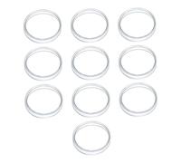 MUELODSIC Lot de 10 Boîtes de Petri en Verre Borosilicaté Épaissi 60 MM Transparentes pour Culture Cellulaire Adaptées aux Expériences Scolaires et Analyses Biologiques en Laboratoire