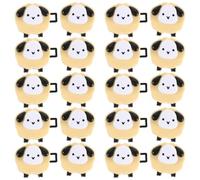 MUELODSIC Lot de 10 Pinces Serrage-boutons Mouton Jaunes pour Jeans Amples - Clips de Réglage de Taille sans Couture Outil, Ajusteur de Taille Pantalon Amovible, Pratique pour