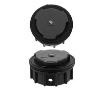 MUELODSIC Lot de 2 Bouchons D’évacuation en Plastique Souple pour Poubelle Extérieure 660l, Bouchons Ronds Étanches pour Trou de Drainage, Accessoires de Rechange Empêchant les Fuites D’eau