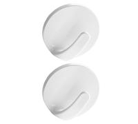 MUELODSIC Lot de 2 Crochets Magnétiques Robustes en Acier Inoxydable pour Réfrigérateur Crochets Cuisine Multifonctions Argentés Rangement Magnétique pour Suspendre Clés et Accessoires