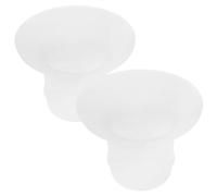 MUELODSIC Lot De 2 Inserts De Bride En Silicone Givré 28 Mm à 24 Mm Pour Tire-lait Manuel, Adaptateurs D’aspiration Portables, Confortables Et Lavables, Accessoires D’allaitement Pour Mamans Mobiles