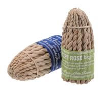 MUELODSIC Lot de 2 Parfum en Corde du Népal Tressé Parfum Contemplation aux Herbes Himalaya Rose du Désert Anti-Stress pour Bureau et Maison Durée Combustion Prolongée