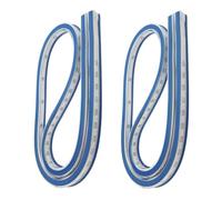 MUELODSIC Lot de 2 Règles Courbes Flexibles 60 Cm en Métal, Outils de Couture Précis pour Dessin et Patronnage, Règle Serpentine pour Mesures Courbes en Couture et Artisanat