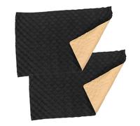MUELODSIC Lot de 2 Tapis Isolants Phonique Voiture 50x80 Cm en Mousse Noire Mat, Panneaux D'insonorisation Automobile pour Portières et Capot, Isolation Acoustique et Thermique Anti-Bruit