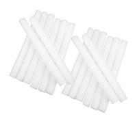 MUELODSIC Lot de 20 Bâtonnets en Mousse Epe Blancs pour Combleur D’Espace de Canapé Supports Antidérapants pour Housse de Meuble Barres Souples pour Garnissage de Coussin Fixation Stable