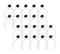 MUELODSIC Lot de 20 Buzzers Piézoélectriques Actifs 3-24V DC Avertisseurs Sonores Haute Intensité pour Alarmes de Véhicule Jeux et Projets de Physique Signalisation de Sécurité