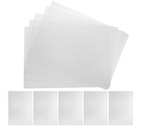 MUELODSIC Lot de 20 Feuilles de Film de Transfert Thermique A4 Blanc Mat Double Face Film de Sublimation Thermique Pet pour Transfert DTF sur Tissu Compatible Presse à Chaud DIY Couture