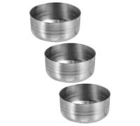 MUELODSIC Lot de 3 Bouchons de Shaker en Acier Inoxydable 550 Ml, Couvercles Étanches pour Mélangeur à Cocktails, Accessoires pour Bars et Boissons Milk-shake, Ustensiles de Bar Polyvalents