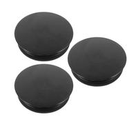 MUELODSIC Lot de 3 Cache-poussières pour Pédalier VTT 21-23mm en Alliage D’Aluminium CNC Noir, Capuchons D’Arbre Central Légers et Résistants pour Protection Anti-poussière, Accessoires