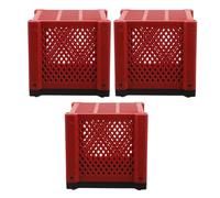 MUELODSIC Lot de 3 Filtres Cubiques pour Aquarium, Média Filtrant Biologique Compact, Compatible Charbon Actif Alvéolé, Boîte de Filtration Solide pour Bassins et Abreuvoirs, Fournitures
