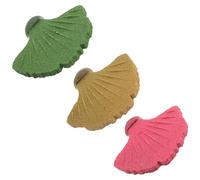 MUELODSIC Lot de 3 Perchoirs pour Oiseaux en Cage Lime à Ongles Intégrée, Support Stable en Plastique Vert, Rose et Jaune, Plateforme Multifonction pour Perruches, Calopsittes et Perroquets