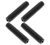 MUELODSIC Lot de 4 Adaptateurs Audio Femelles 6,35 Mm Jack Stéréo, Connecteurs Microphone Femelle pour Amplificateur et Guitare, Accessoires Audio Compatibles Bureau et Maison